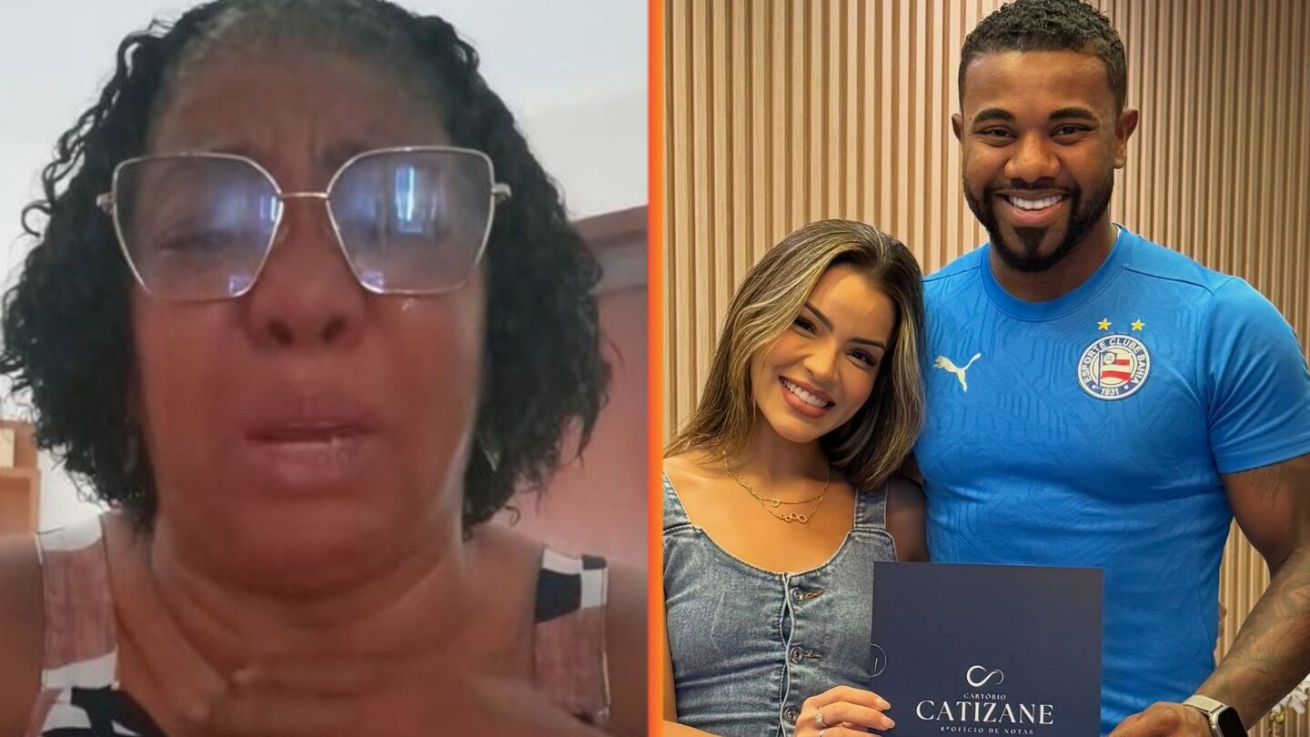 Aos prantos, mãe de Davi Brito revela que descobriu casamento do filho pela internet