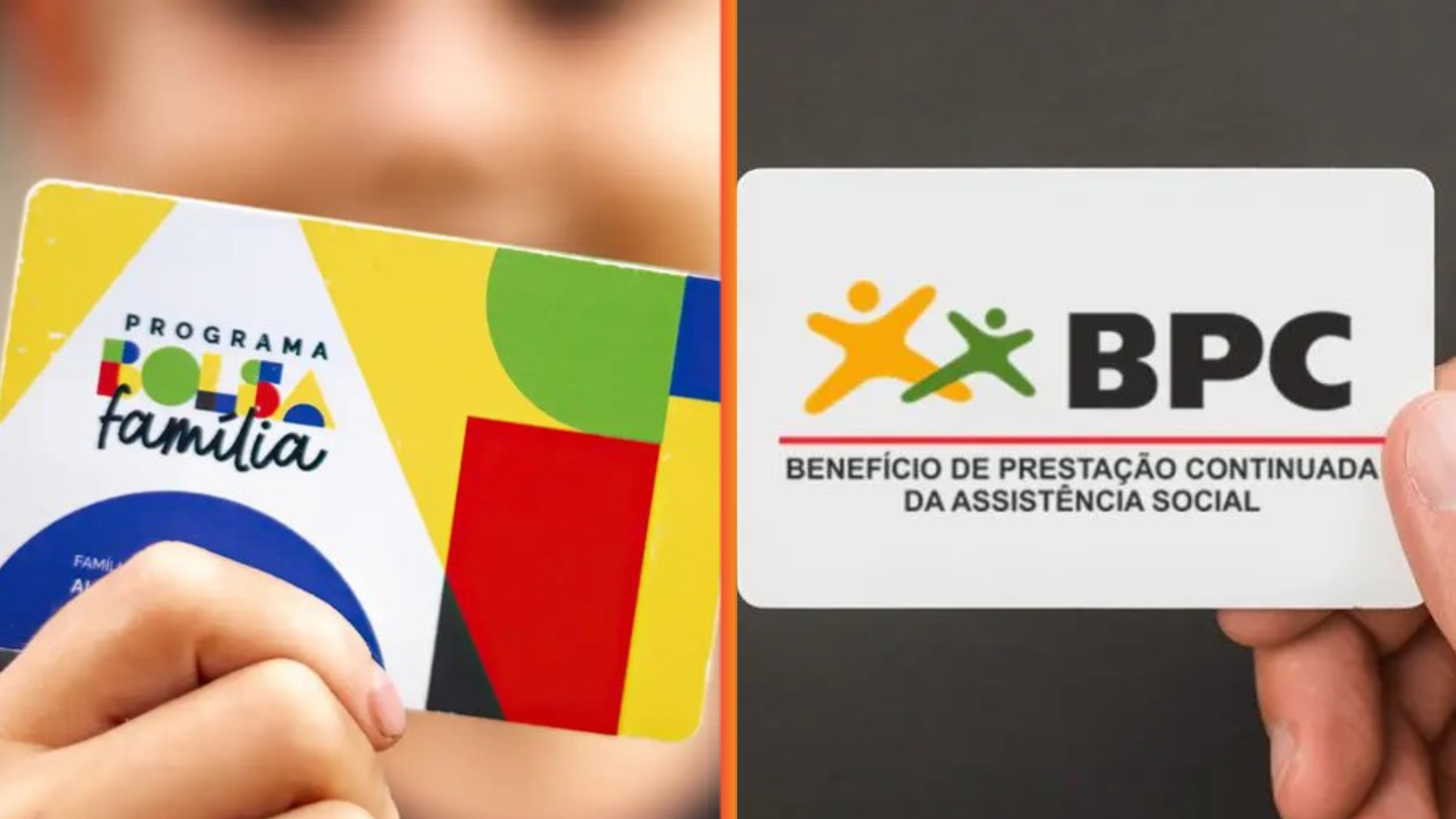 Bolsa Família e BPC.