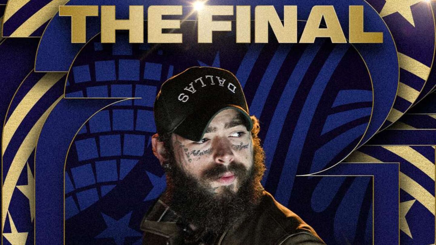 Post Malone é atração do show de encerramento da Copa do Mundo.