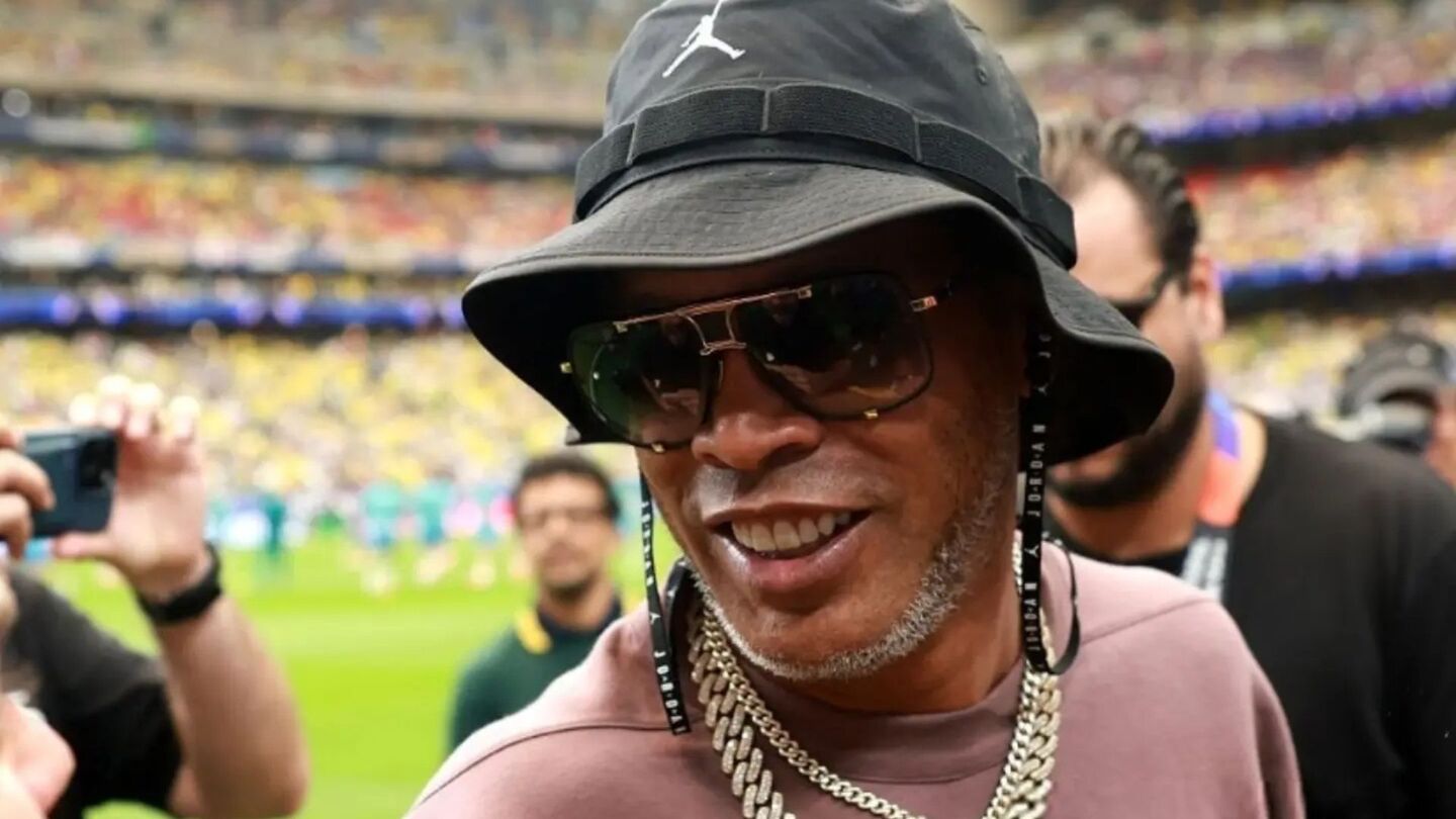 Ronaldinho Gaúcho está nos EUA para acompanhar a Copa do Mundo.
