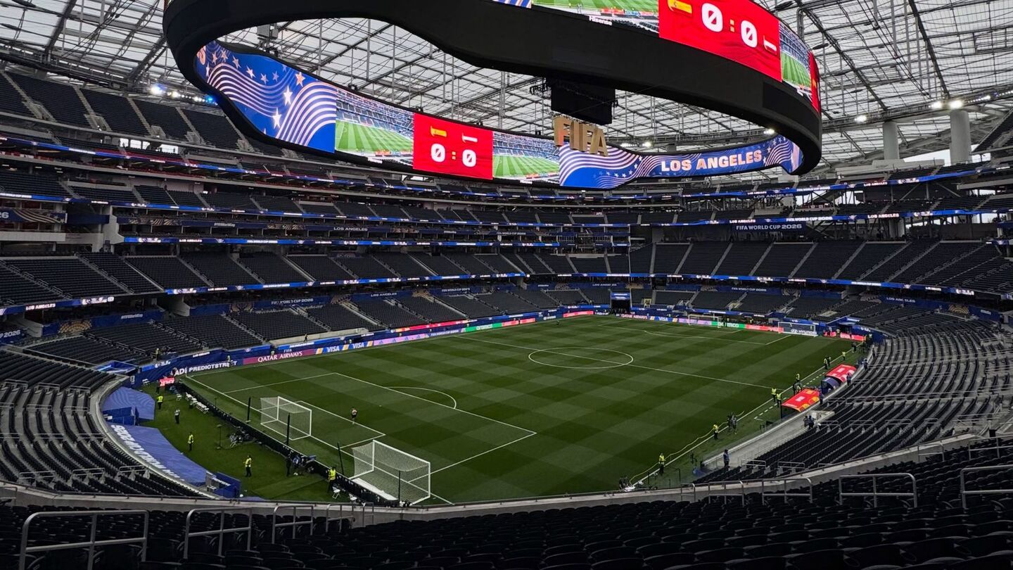 Sofi Stadium em Los Angeles.