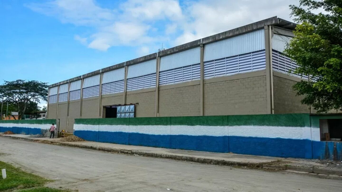Escola Municipal onde aconteceu o ocorrido.