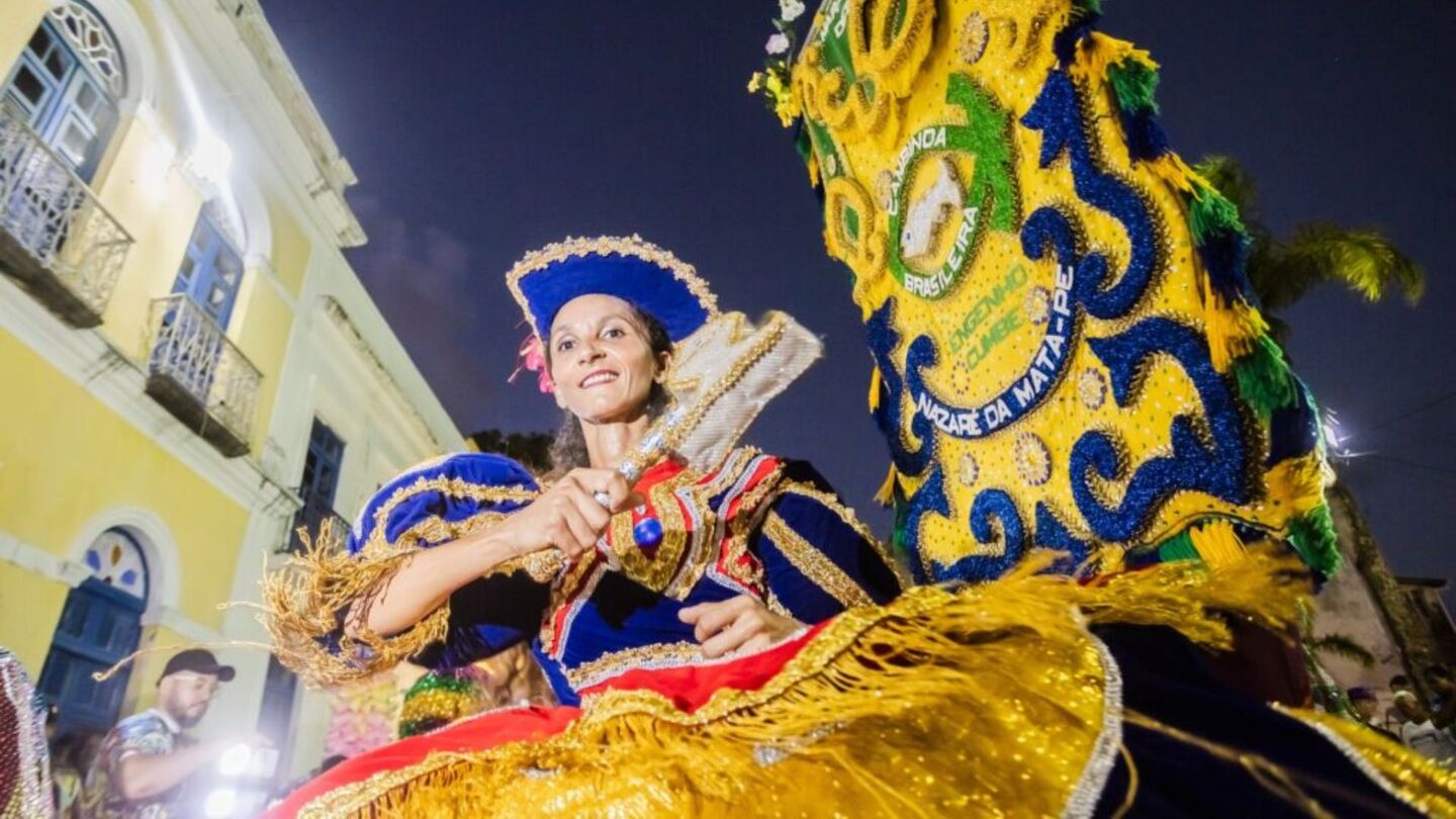 Olinda celebra Dia do Maracatu com desfile de nações pelo Sítio Histórico neste sábado (1º)