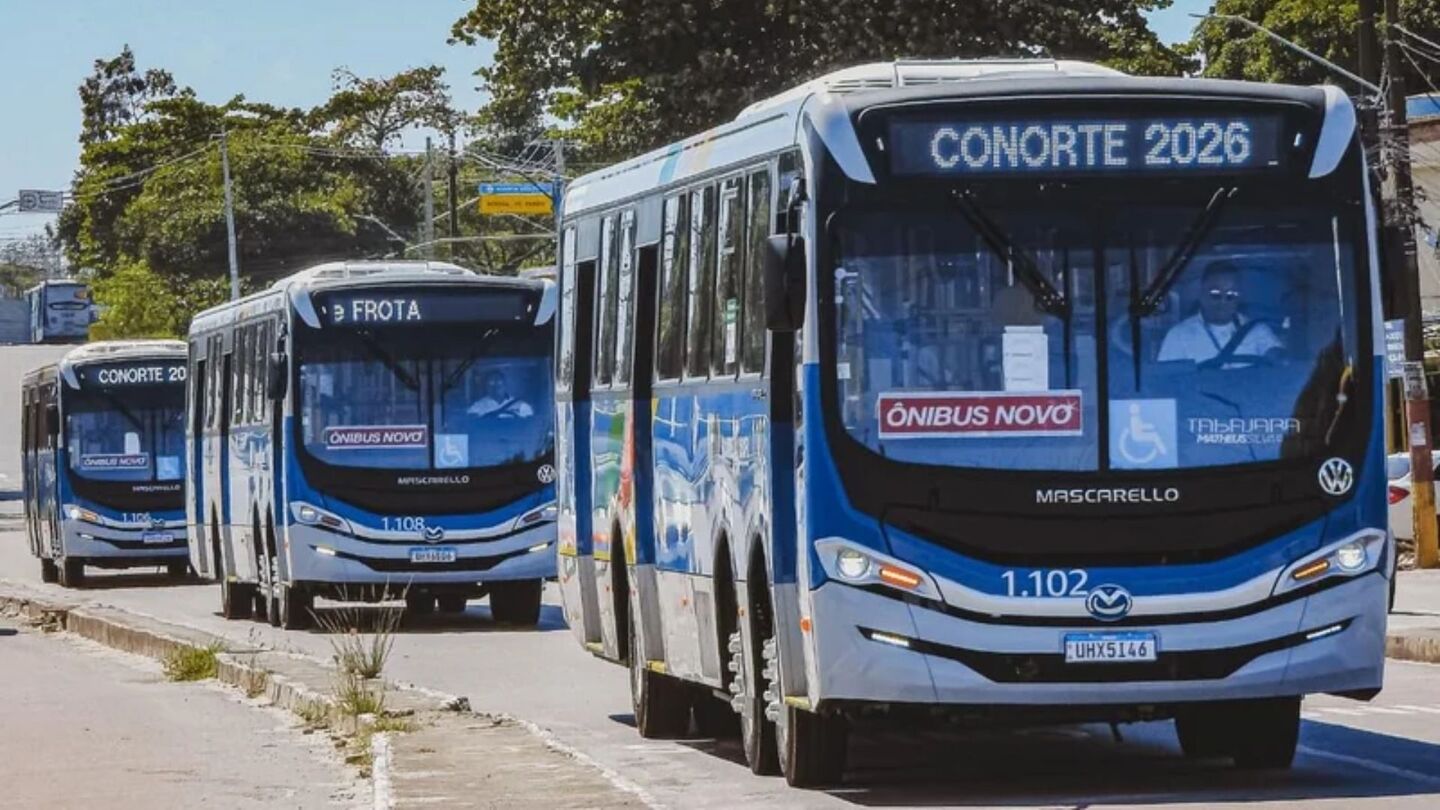 Ônibus novos: Grande Recife receberá mais 151 veículos com ar-condicionado e motor menos poluente