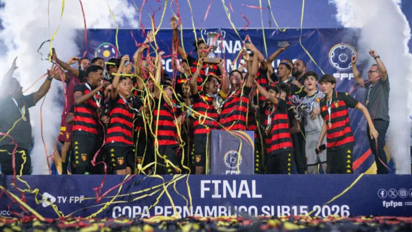 Sport foi campeão pernambucano sub-15.